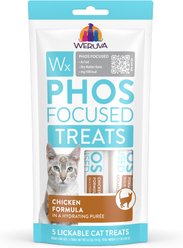 Weruva Wx Phos Focused Chicken Formula Grain-Free Lickable Cat Treats, 0.5-oz tube, 5 count