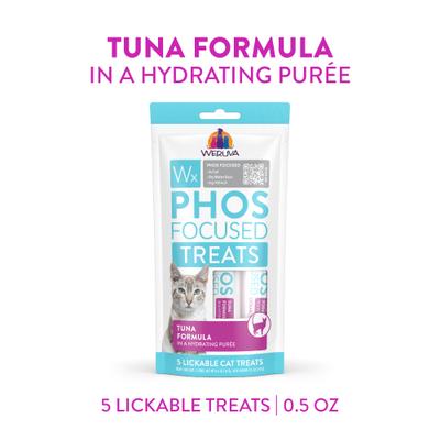 Show full view: Weruva Wx Phos Focused Tuna Formula Grain-Free Lickable Cat Treats, 0.5-oz tube, 5 count slide 3 of 11