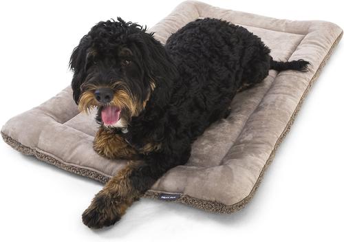 Show full view: West Paw Big Sky Nap Dog Bed, Dusty Rose, X-Small slide 3 of 5