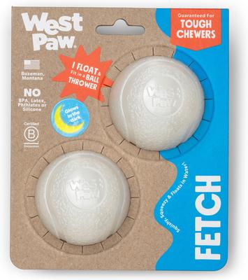 West Paw Boundr Ball Dog Chew Toy, 2 count