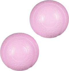 West Paw Boundr Ball Puppy Fetch Chew Water Dog Toy, Small, 2 count, Bubblegum slide 1 of 3