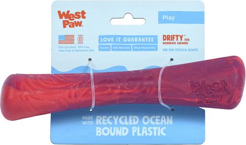 Show full view: West Paw Drifty Dog Chew Toy, Hibiscus, Large slide 3 of 4