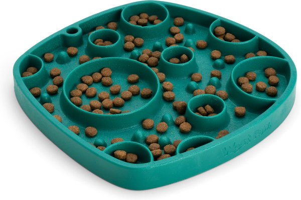 West Paw Seaflex Waves Feast Mat – Slow Feeder & Lick Mat In Einem, Fördert Langsames Fressen