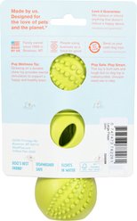 West Paw Flossr Dog Dental Stick Dispenser Tough Chew Water Ropes & Tug Dog Toy, Large, Granny Smith slide 2 of 3
