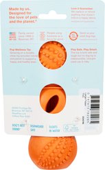 West Paw Flossr Dog Dental Stick Dispenser Tough Chew Water Ropes & Tug Dog Toy, Large, Tangerine slide 2 of 3