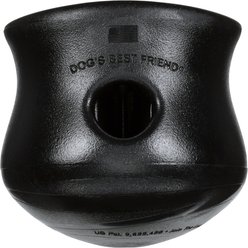 West Paw Limited Edition Toppl Treat Dispensing Dog Toy, Black, Large: 4-in