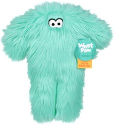West Paw Magnus Rowdies Durable Squeaky Plush Dog Toy, Seafoam