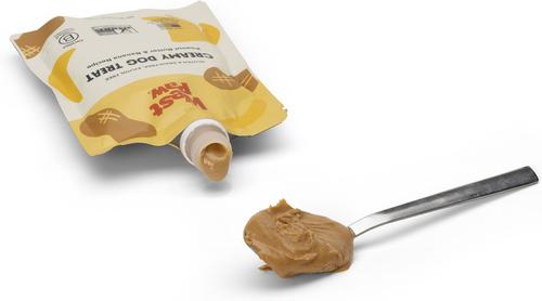 Show full view: West Paw Peanut Butter & Banana Creamy GMO-Free Lickable Dog Treats, 6.2-oz bag slide 4 of 9