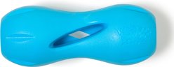 West Paw Qwizl Tough Treat Dispensing Dog Chew Toy, Aqua Blue, Large