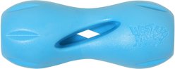West Paw Qwizl Tough Treat Dispensing Dog Chew Toy, Aqua Blue, Small