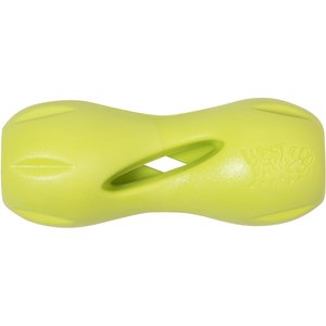 West Paw Qwizl Tough Treat Dispensing Dog Chew Toy, Granny Smith Green, Large