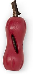 West Paw Qwizl Tough Treat Dispensing Dog Chew Toy, Ruby Red, Large