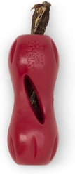 West Paw Qwizl Tough Treat Dispensing Dog Chew Toy, Ruby Red, Small