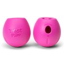 West Paw Rumbl Bouncy Ball Dog Toy, Hot Pink, Large