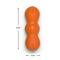 Show in main carousel: West Paw Rumpus Medium Tough Dog Chew Toy, Orange slide 2 of 7
