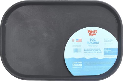 Show full view: West Paw Seaflex Dog & Cat Placemat, Sea Fog slide 2 of 4