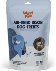 West Paw Single Ingredient Air-Dried Bison Lung Dehydrated Dog Treats, 2.5-oz bag