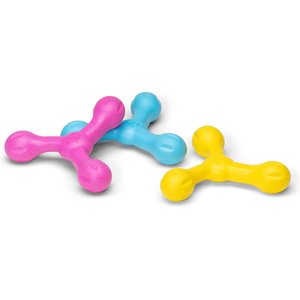 West Paw Skamp Tough Dog Chew Toy, Dandelion Yellow, Large: 8.5-in