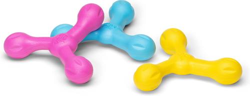 Show full view: West Paw Skamp Tough Dog Chew Toy, Hot Pink, Large: 8.5-in slide 6 of 11