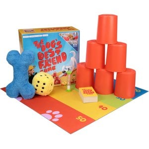 WEST PAW The Dog's Best Friend Game Dog Training Toy, Blue box