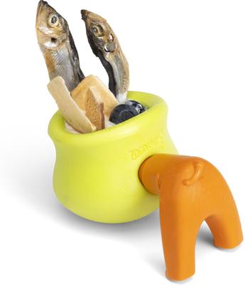 Show full view: West Paw Toppl Stopper 2 Pack Dog Bowl Accessory, Orange slide 7 of 10