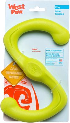 Show full view: West Paw Zogoflex Bumi Dog Toy, Granny Smith, Small slide 2 of 8
