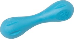 West Paw Zogoflex Hurley Tough Dog Chew Toy, Aqua Blue, Mini