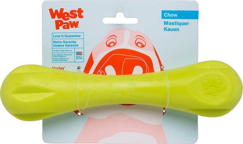 Show full view: West Paw Zogoflex Hurley Tough Dog Chew Toy, Granny Smith, Large slide 7 of 10