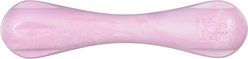 West Paw Zogoflex Hurley Tough Puppy Fetch Water Chew Dog Toy, Bubblegum Swirl, Large: 8.25-in