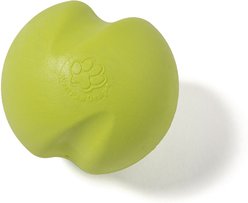 West Paw Zogoflex Jive Tough Ball Dog Toy, Granny Smith, Mini