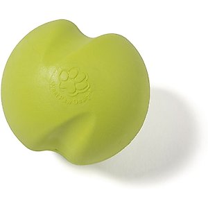 West Paw Zogoflex Jive Tough Ball Dog Toy, Granny Smith, Mini