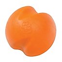 West Paw Zogoflex Jive Tough Ball Dog Toy, Tangerine, Large