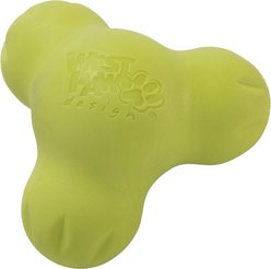 West Paw Zogoflex Small Tux Tough Treat Dispensing Dog Chew Toy, Granny Smith Green