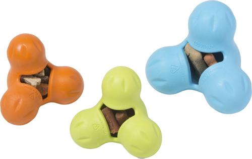 Show full view: West Paw Zogoflex Small Tux Tough Treat Dispensing Dog Chew Toy, Tangerine slide 3 of 8