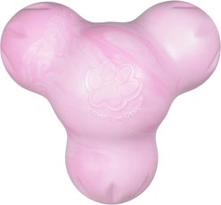 West Paw Zogoflex Small Tux Tough Treat Dispensing Puppy Chew Water Dog Toy, Bubblegum Swirl, Large: 5-in slide 1 of 3