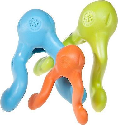 Show full view: West Paw Zogoflex Tizzi Treat Dispensing Dog Chew Toy, Granny Smith, Large slide 4 of 11