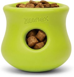 West Paw Zogoflex Toppl Tough Treat Dispensing Dog Chew Toy, Granny Smith, Large