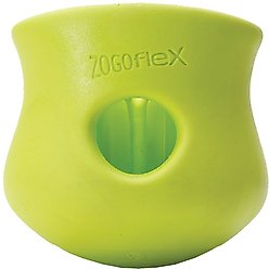 West Paw Zogoflex Toppl Tough Treat Dispensing Dog Chew Toy, Granny Smith, Small