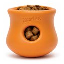 West Paw Zogoflex Toppl Tough Treat Dispensing Dog Chew Toy, Tangerine, Large