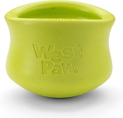 West Paw Zogoflex Toppl Tough Treat Dispensing Dog Chew Toy, X-Large, 4.75-in, Granny Smith