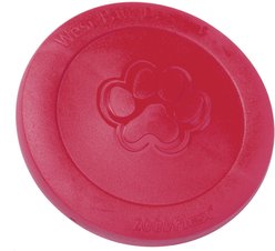 West Paw Zogoflex Zisc Flying Disc Dog Toy, Ruby Red, Small