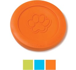 West Paw Zogoflex Zisc Flying Disc Dog Toy, Tangerine, Small