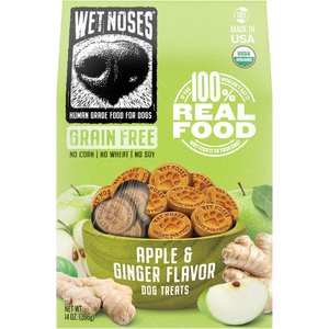 Wet Noses Grain-Free Apple & Ginger Flavor Dog Treats, 14-oz box