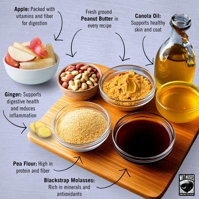 Show full view: Wet Noses Grain-Free Apple & Ginger Flavor Dog Treats, 14-oz box slide 7 of 10