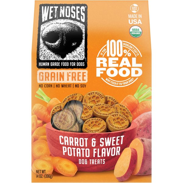 Wet Noses Season's Harvest Sweet Potato Pie Dog Treats, 14-oz box