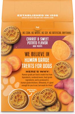 Show full view: Wet Noses Grain-Free Carrot & Sweet Potato Flavor Dog Treats, 14-oz box slide 3 of 10