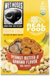 Wet Noses Grain-Free Peanut Butter & Banana Flavor Dog Treats, 14-oz box slide 1 of 8