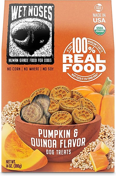 Show full view: Wet Noses Grain-Free Pumpkin & Quinoa Flavor Dog Treats, 14-oz box slide 1 of 10