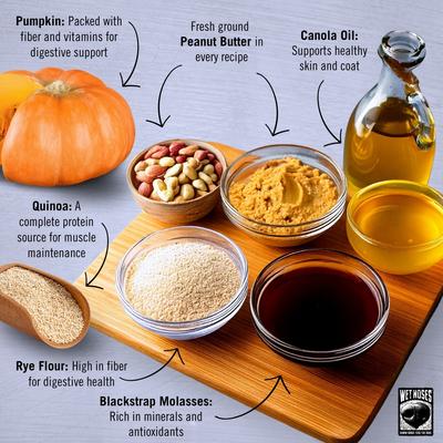 Show full view: Wet Noses Grain-Free Pumpkin & Quinoa Flavor Dog Treats, 14-oz box slide 8 of 10