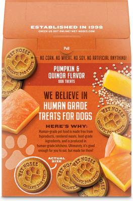 Show full view: Wet Noses Grain-Free Pumpkin & Quinoa Flavor Dog Treats, 14-oz box slide 4 of 10